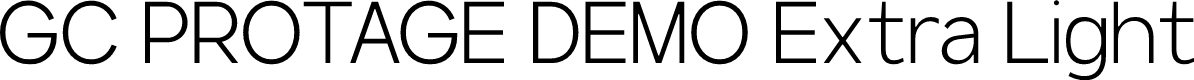 GC PROTAGE DEMO Extra Light