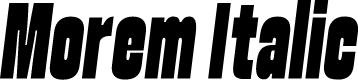 Morem Italic