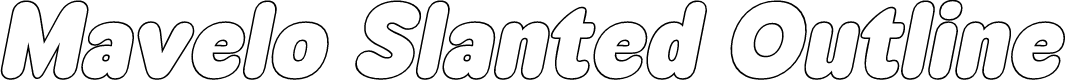 Mavelo Slanted Outline Demo