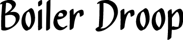 Boiler Droop