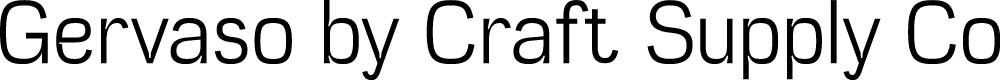 Gervaso Demo Regular