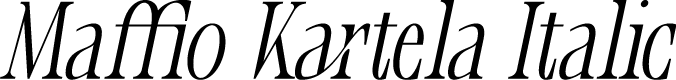 Maffio Kartela Italic