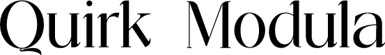Quirk Modula Fancy Serif Modern