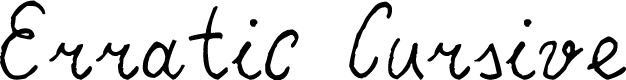 Erratic Cursive