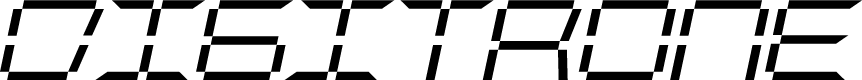 Digitrone Bold Italic