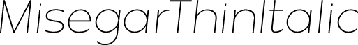 Misegar-ThinItalic