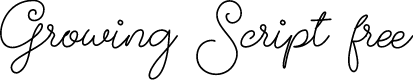 Growing Script free