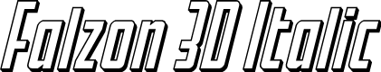 Falzon 3D Italic