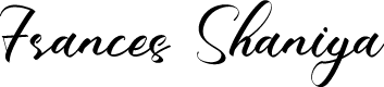 Frances Shaniya