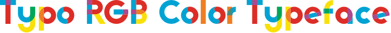 Typo RGB Demo Font | studiotypo | FontSpace