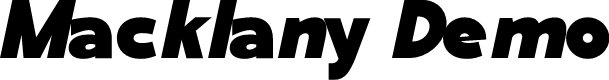 Macklany Demo Regular