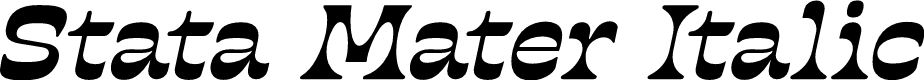 Stata Mater Italic