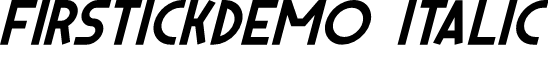 FirstickDemo Italic