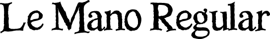 Le Mano Regular