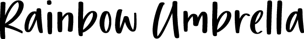 Rainbow Umbrella