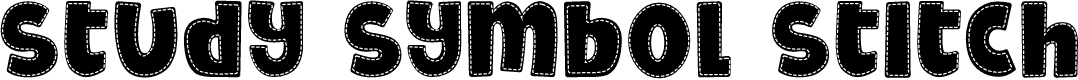 Study Symbol Stitch
