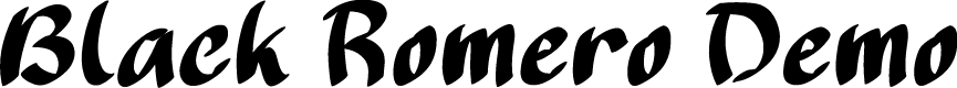 Black Romero Demo
