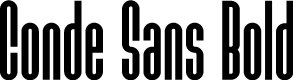 Conde Sans Bold