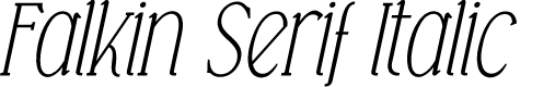 Falkin Serif Italic PERSONAL