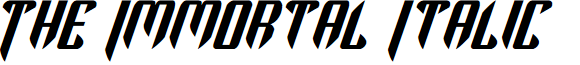 The Immortal Italic