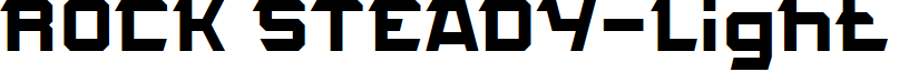 ROCK STEADY-Light