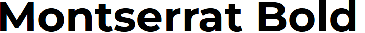 Montserrat Bold