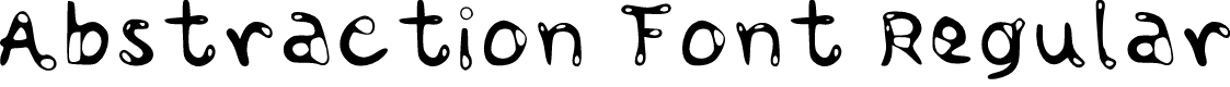 Abstraction Font Regular