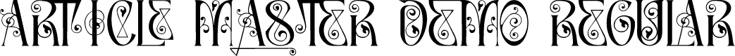 Article Master Demo Regular