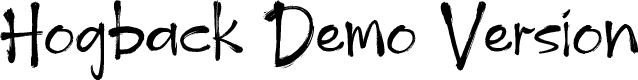 Hogback Demo Version