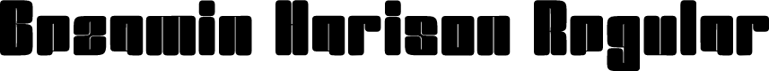 Bezamin Harison Regular