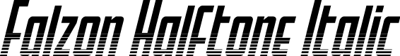 Falzon Halftone Italic