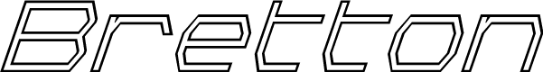 Bretton Outline Super-Italic
