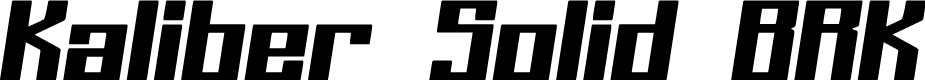 Kaliber Solid BRK