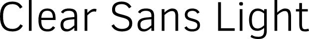 Clear Sans Light
