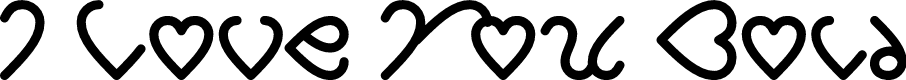 I Love You Bold