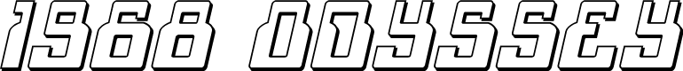 1968 Odyssey 3D Italic