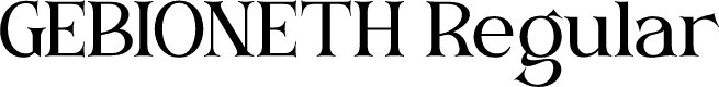 GEBIONETH Regular