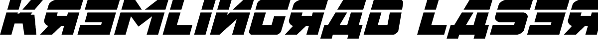Kremlingrad Laser Italic