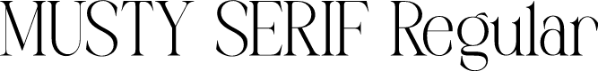 MUSTY SERIF Regular