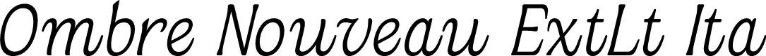 Ombre Nouveau DEMO ExtLt Ita