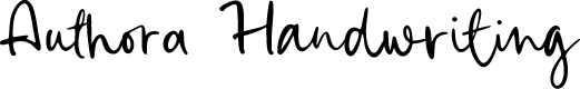 Authora Handwriting