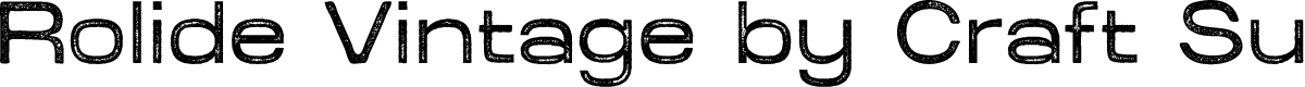 Rolide Vintage Demo Stamp