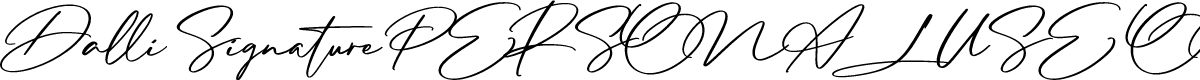 Dalli Signature PERSONAL USE ON