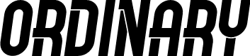 Ordinary Italic