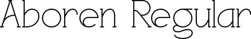 Aboren Regular