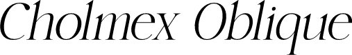 Cholmex Oblique