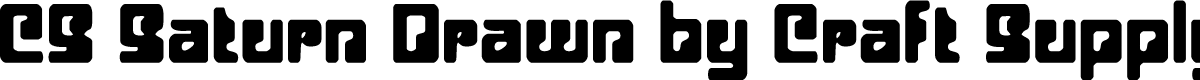 CSSaturnDrawn-Regular Demo