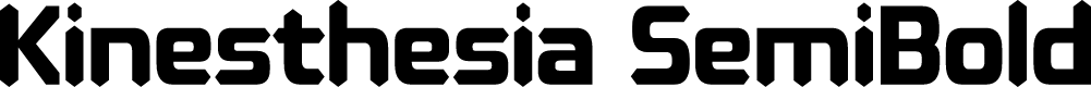 Kinesthesia SemiBold