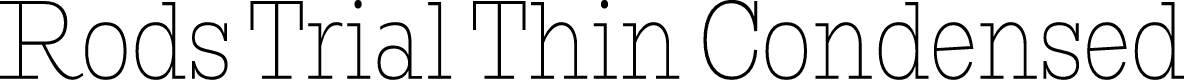 Rods Trial Thin Condensed