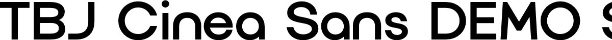 TBJ Cinea Sans DEMO Semi Bold